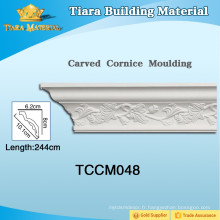 Matière de couronne en gros de matériau Tiara en polyuréthane